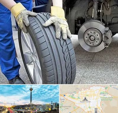 پنچرگیری در تهران