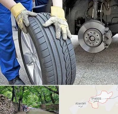 پنچرگیری در شاندیز مشهد