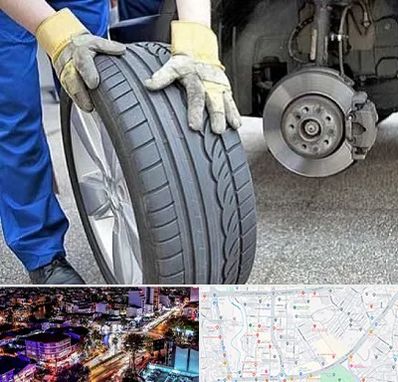 پنچرگیری در منظریه رشت