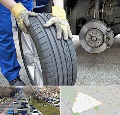 پنچرگیری در احمدآباد مشهد