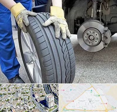 پنچرگیری در قاسم آباد مشهد