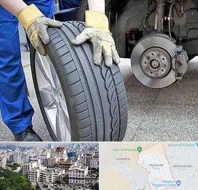 پنچرگیری در ولنجک 