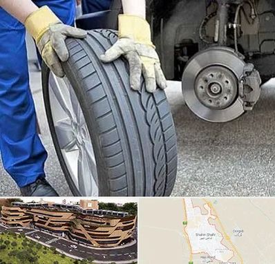 پنچرگیری در شاهین شهر