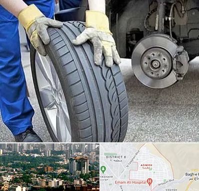 پنچرگیری در عظیمیه کرج 