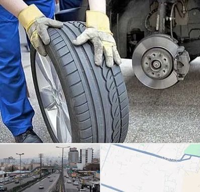 پنچرگیری در بلوار ارتش