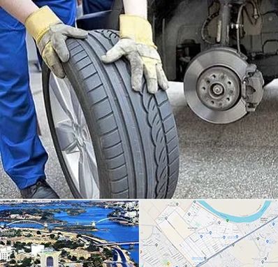 پنچرگیری در کوروش اهواز