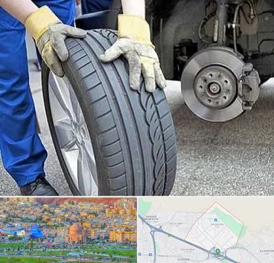 پنچرگیری در رشدیه تبریز