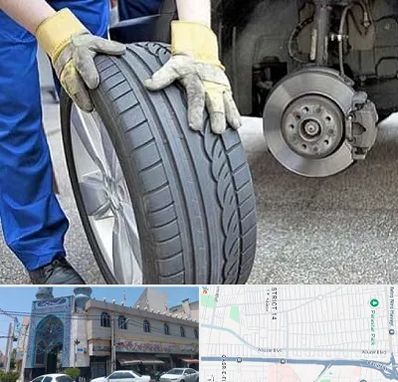 پنچرگیری در بلوار ابوذر