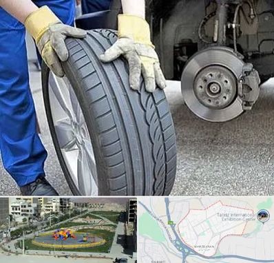 پنچرگیری در مرزداران تبریز