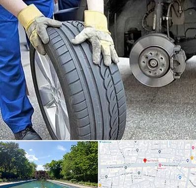 پنچرگیری در هشت بهشت اصفهان