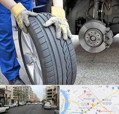 پنچرگیری در زیتون کارمندی اهواز