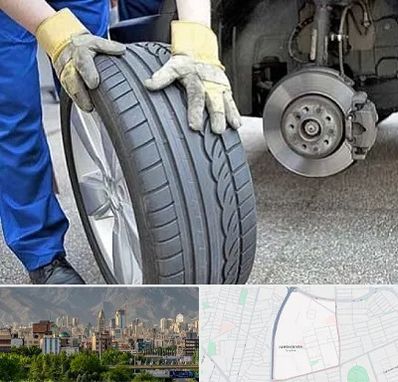 پنچرگیری در جمشیدیه