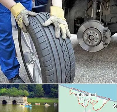 پنچرگیری در عباس آباد