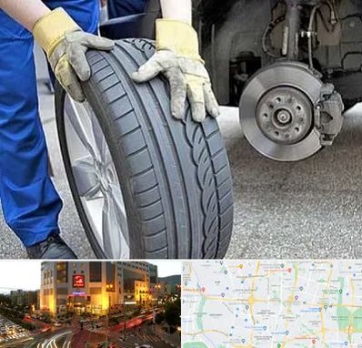 پنچرگیری در جنت آباد تهران 