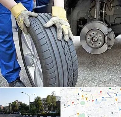 پنچرگیری در میدان کاج