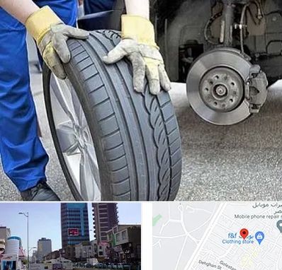 پنچرگیری در چهارراه طالقانی کرج