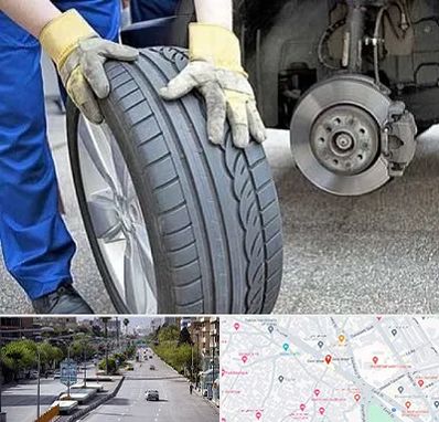 پنچرگیری در خیابان زند شیراز