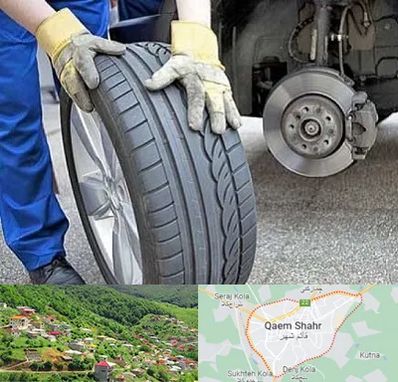 پنچرگیری در قائم شهر