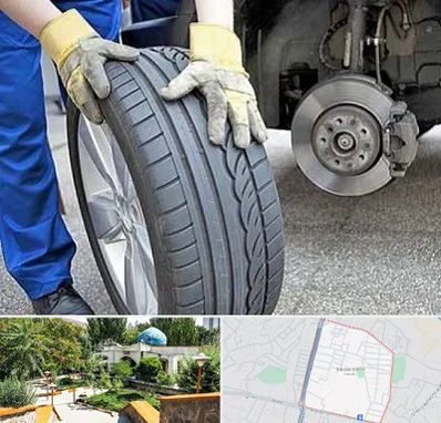 پنچرگیری در باغمیشه تبریز