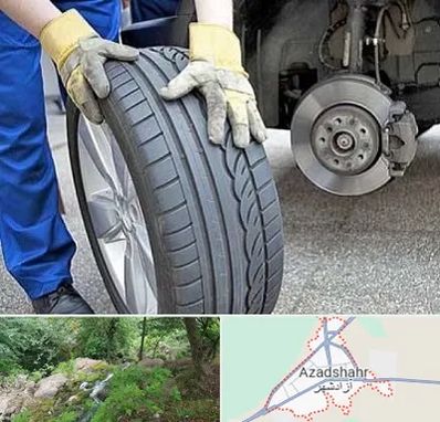 پنچرگیری در آزادشهر