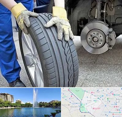 پنچرگیری در کوهسنگی مشهد