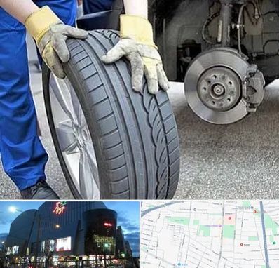 پنچرگیری در بلوار اباذر