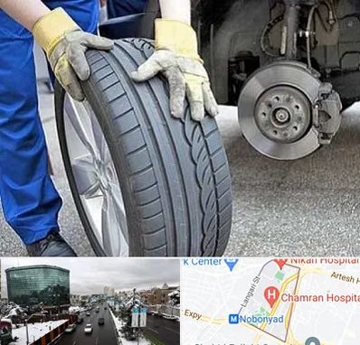 پنچرگیری در اقدسیه 