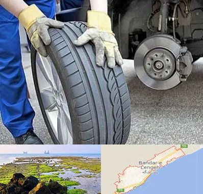 پنچرگیری در بندرلنگه