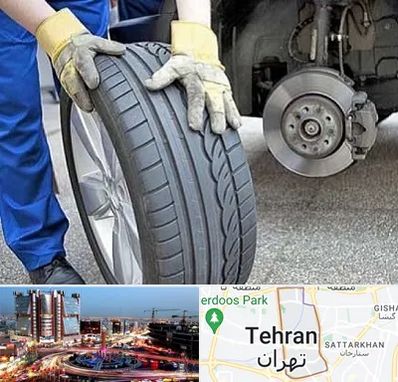 پنچرگیری در صادقیه 