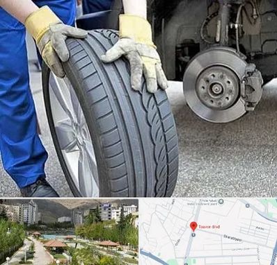 پنچرگیری در بلوار تعاون