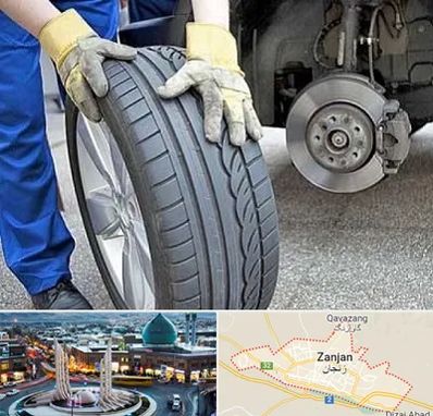 پنچرگیری در زنجان