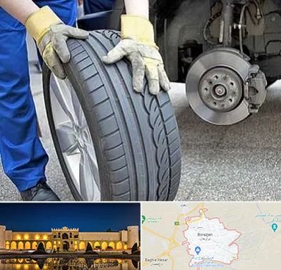 پنچرگیری در برازجان