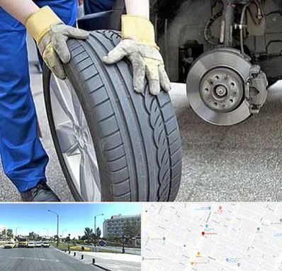 پنچرگیری در بلوار کلاهدوز مشهد