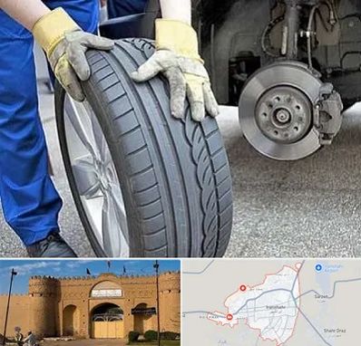 پنچرگیری در ایرانشهر