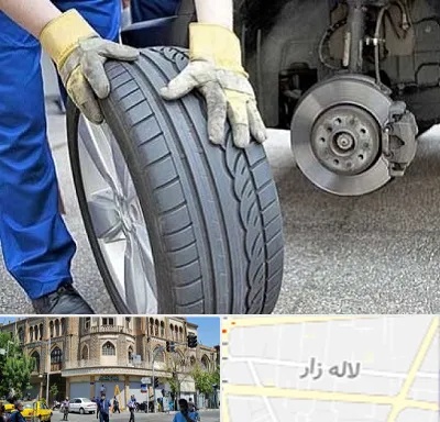 پنچرگیری در لاله زار