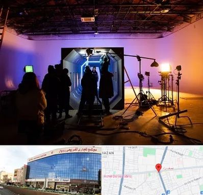 آتلیه فیلمبرداری در نصف راه تبریز