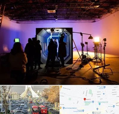 آتلیه فیلمبرداری در خیابان آزادی