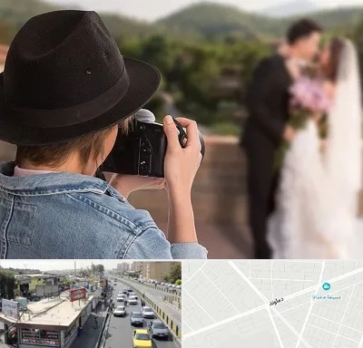 عکاس عروسی در خیابان دماوند