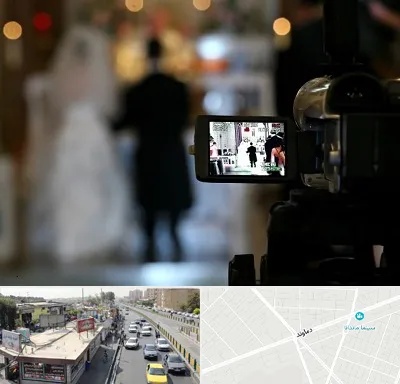 فیلمبردار عروسی در خیابان دماوند