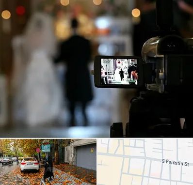 فیلمبردار عروسی در خیابان فلسطین