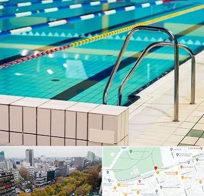 استخر در بلوار کشاورز