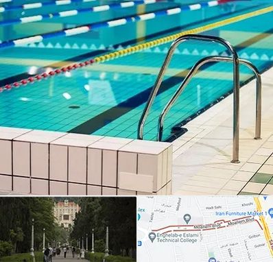 استخر در بلوار معلم رشت 