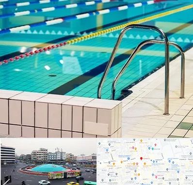 استخر در میدان انقلاب