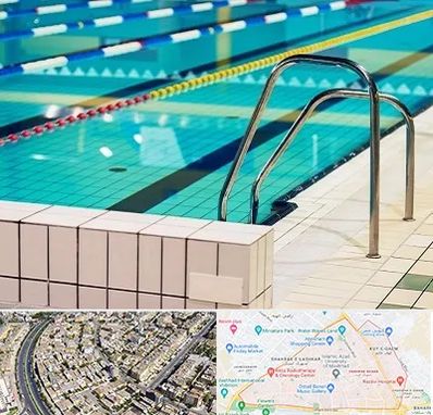 استخر در شهرک غرب مشهد