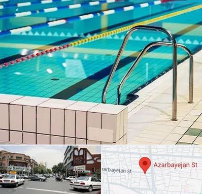 استخر در خیابان آذربایجان