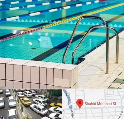 استخر در مطهری تهران