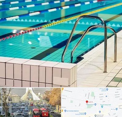 استخر در خیابان آزادی