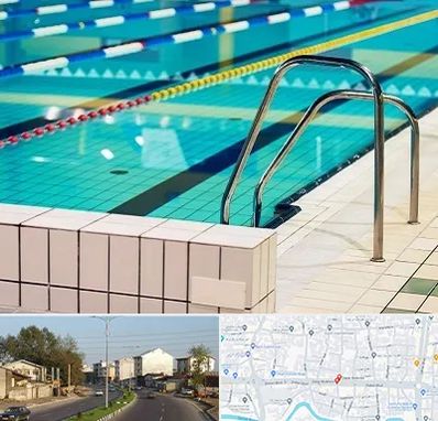 استخر در ضیابری رشت