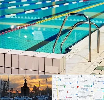 استخر در میدان حر