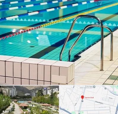 استخر در بلوار تعاون